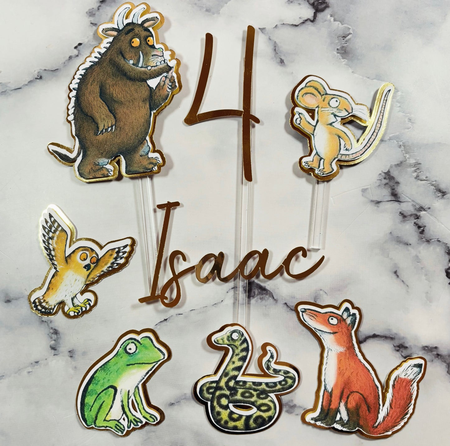 Gruffalo Card Cake Topper Set