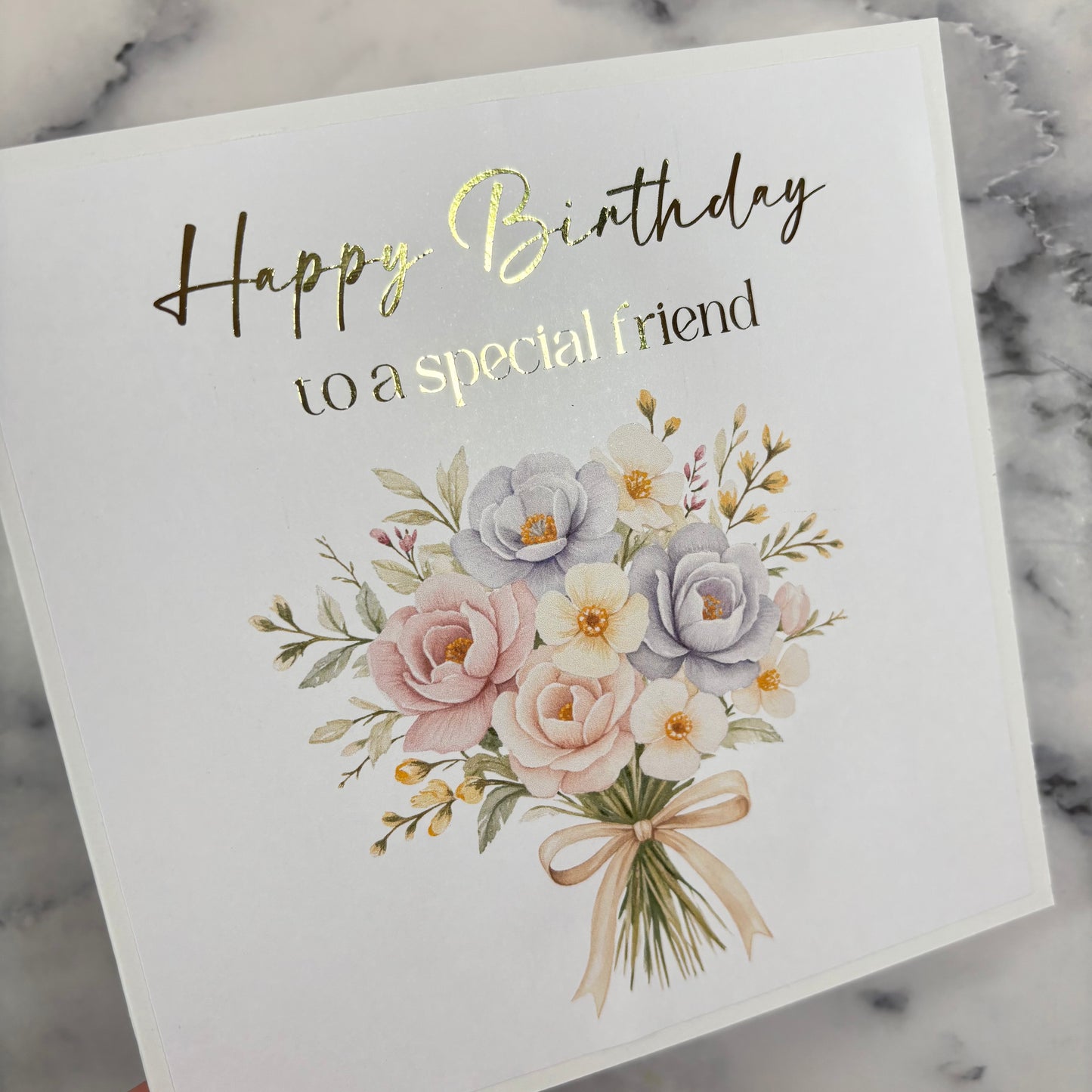 Special Friend #2 Birthday Foil Card