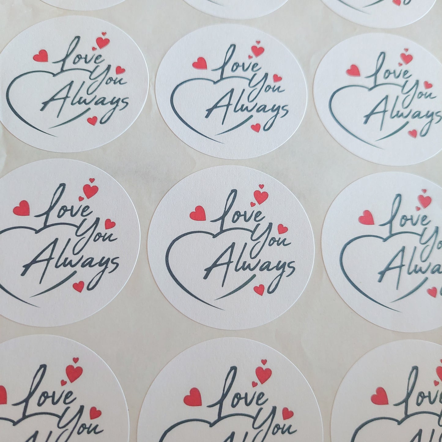 Love You Always Stickers