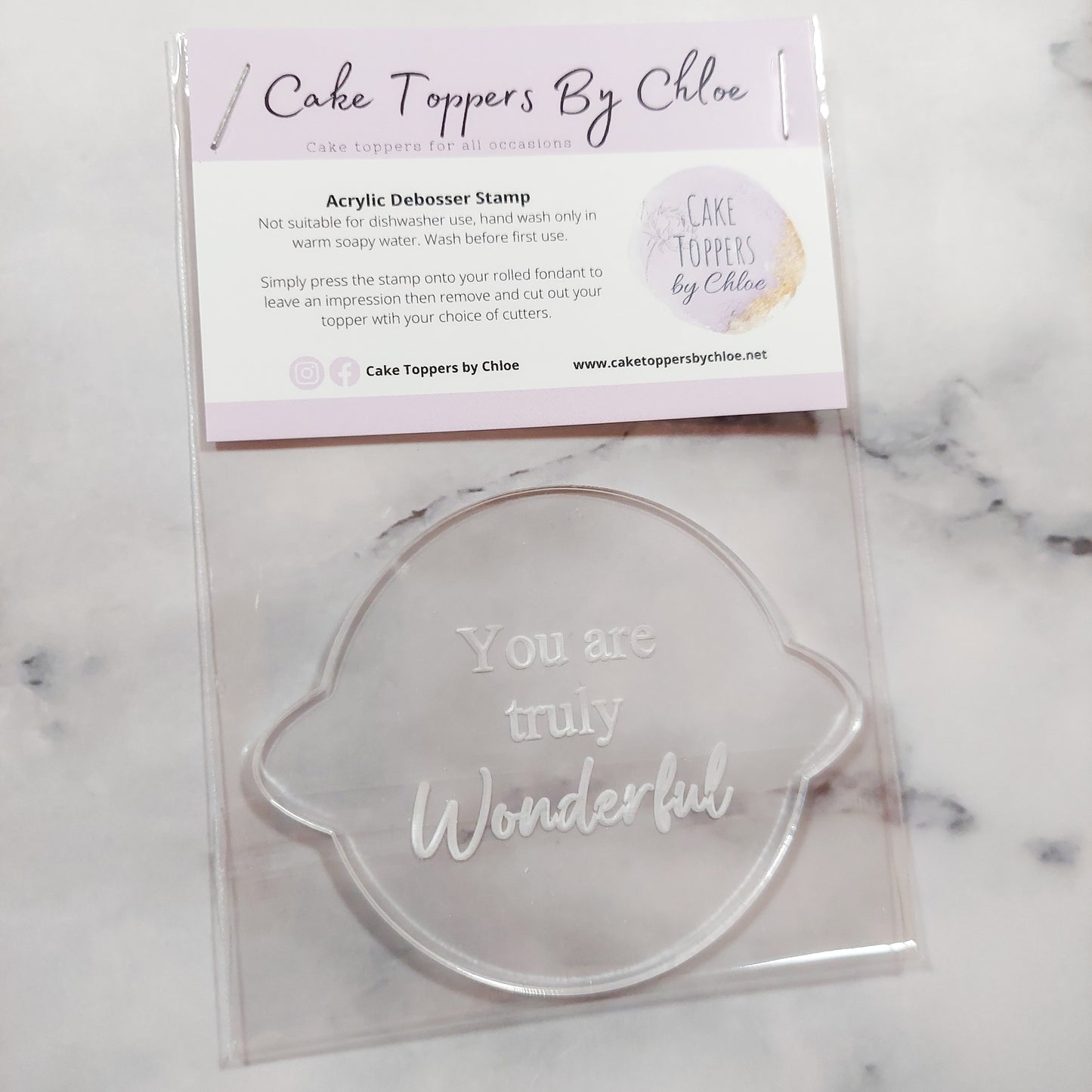 You are truly wonderful Debosser Stamp