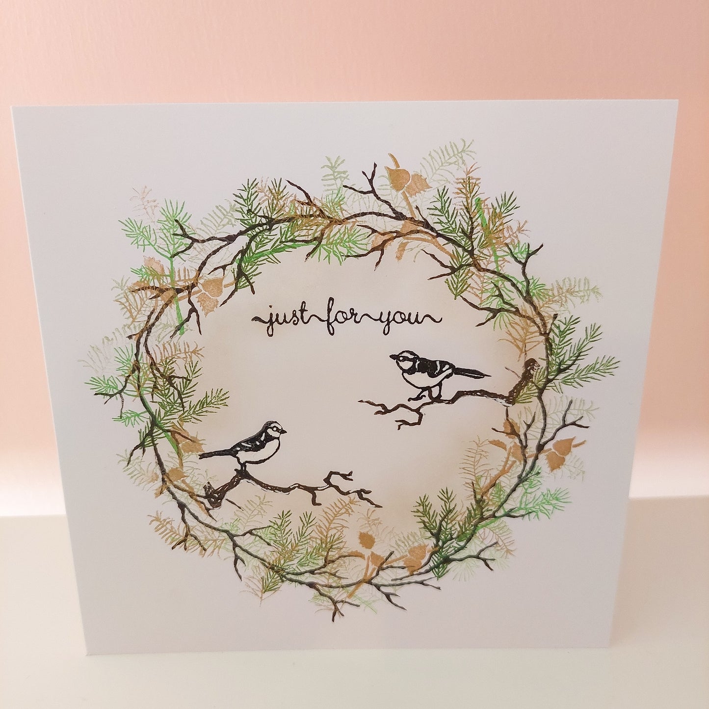 Just for you - Stamped Card