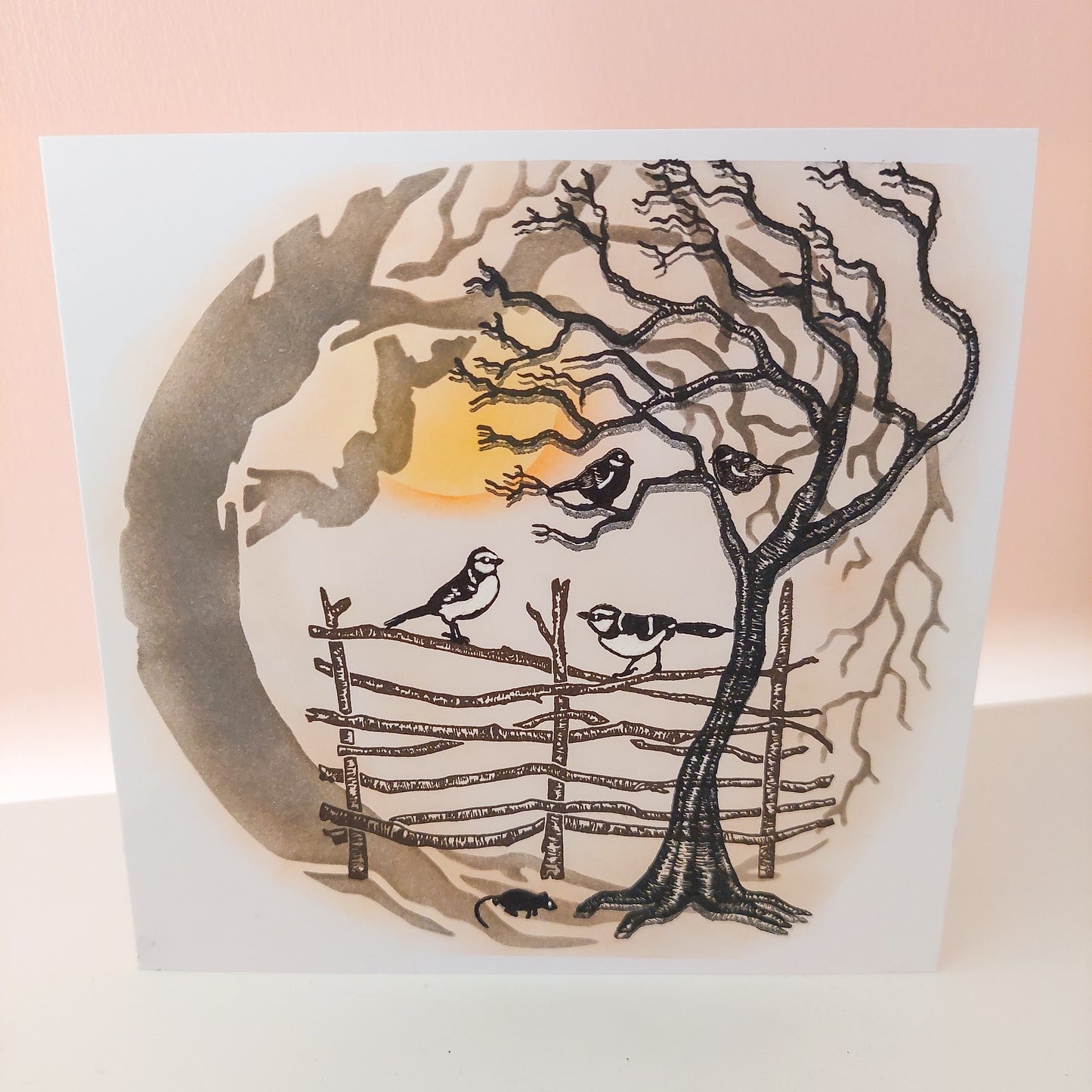 Sunset #2 - Stamped Card