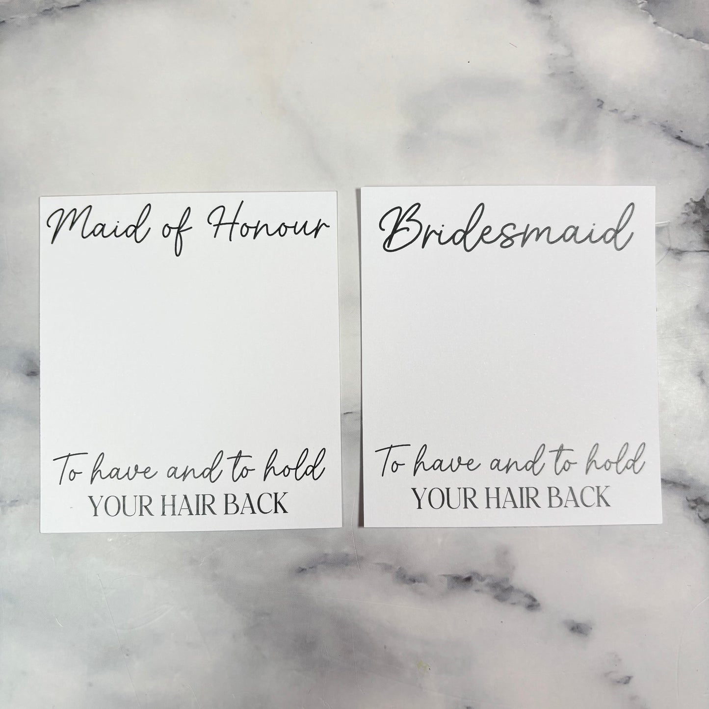 Hair Scrunchie Packaging Cards