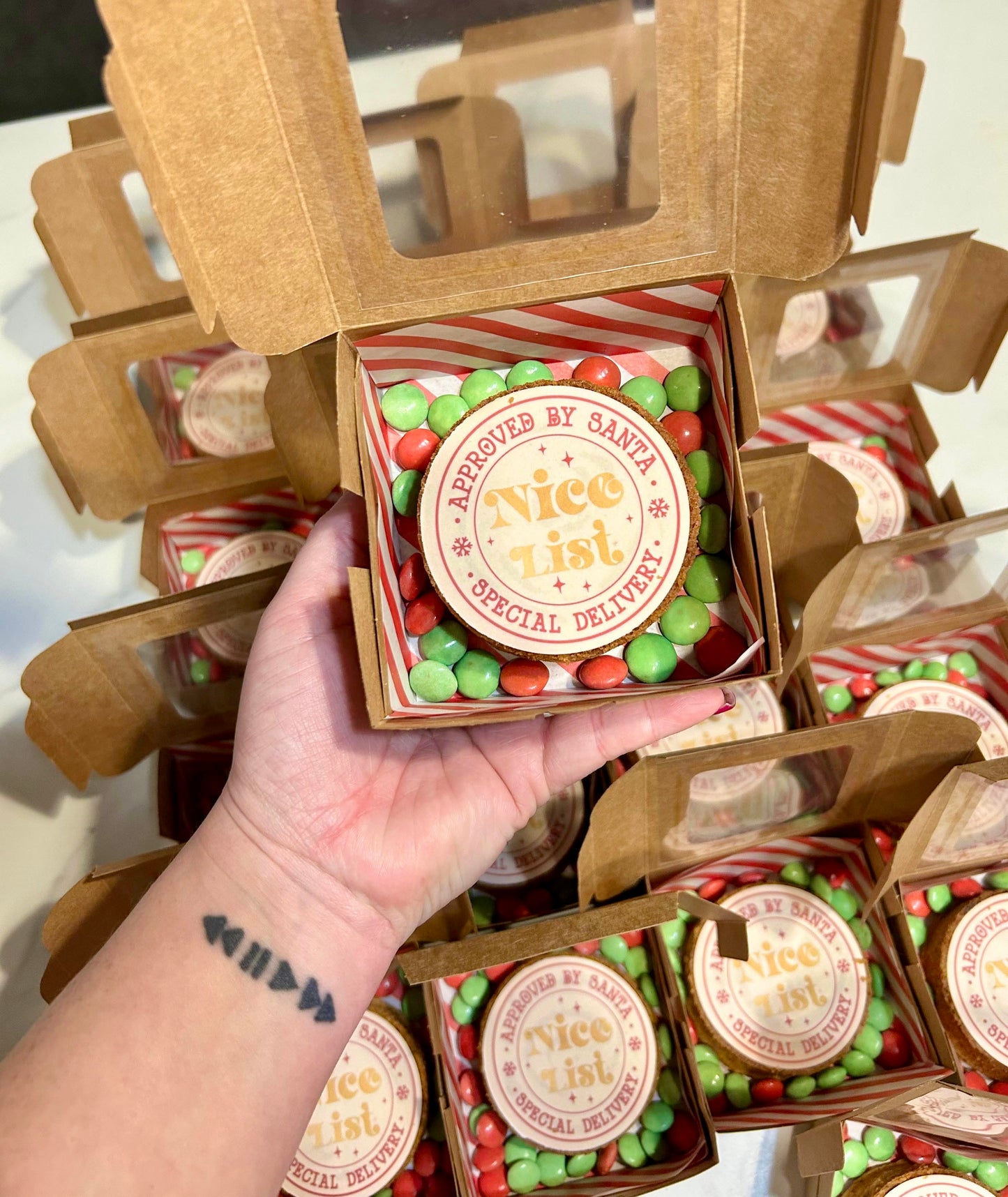 Approved by Santa Cookie Toppers