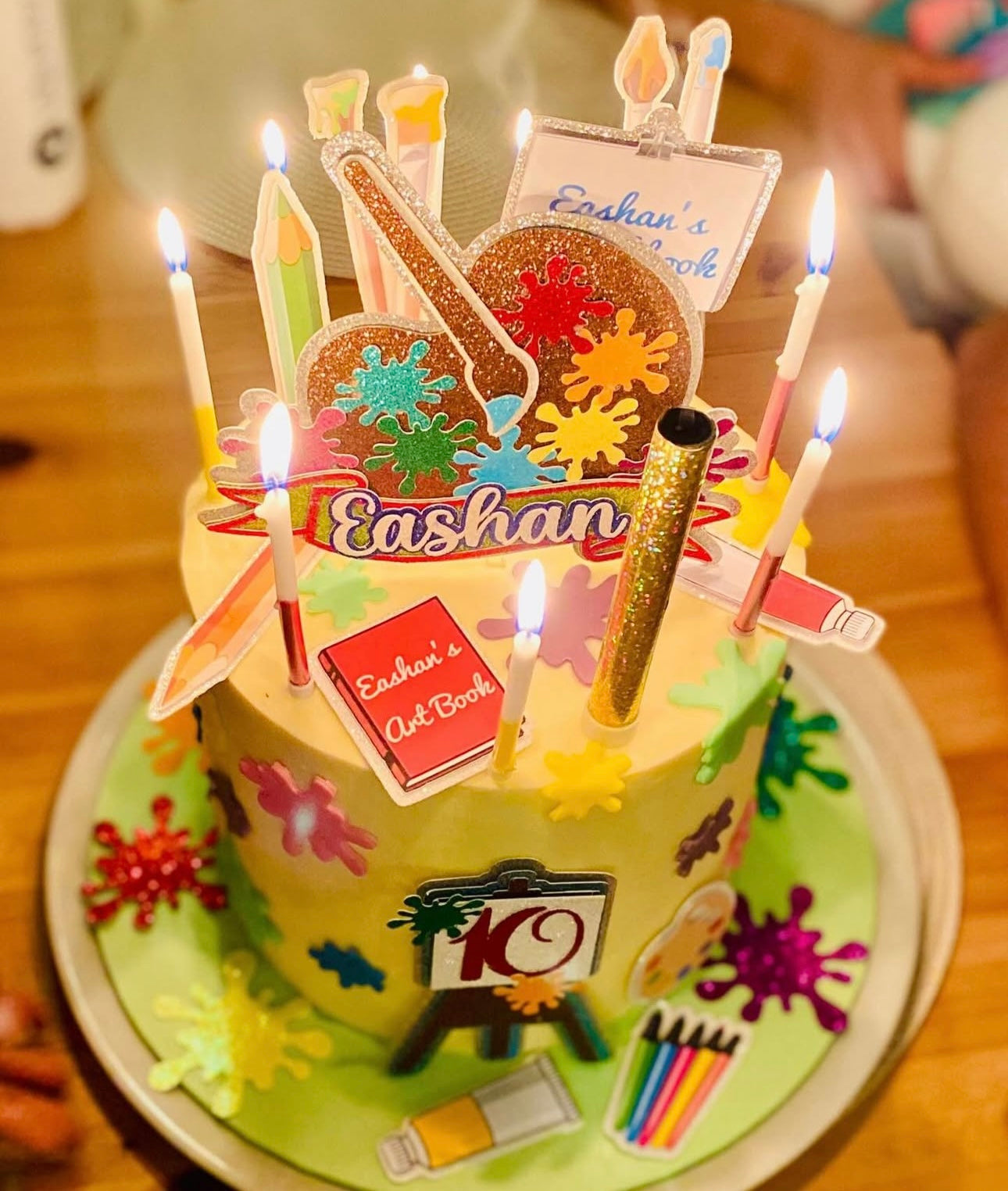 Paint Artist Cake Topper Mega Set