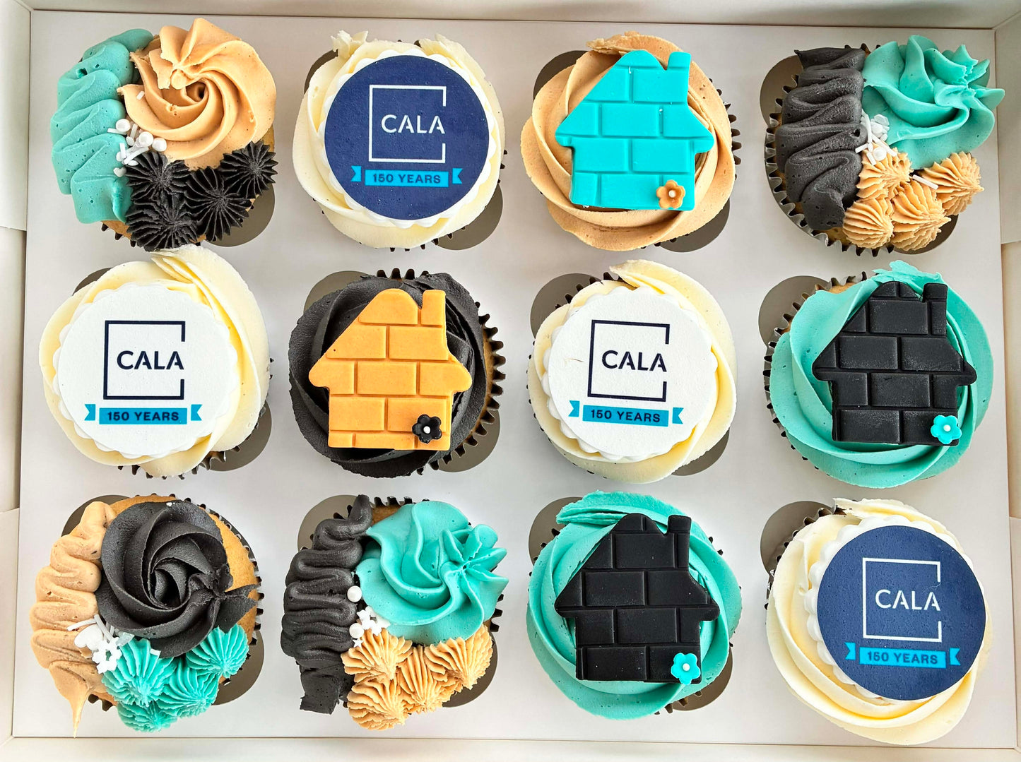 Logo Cupcake Toppers Icing Sheets / Wafer Card