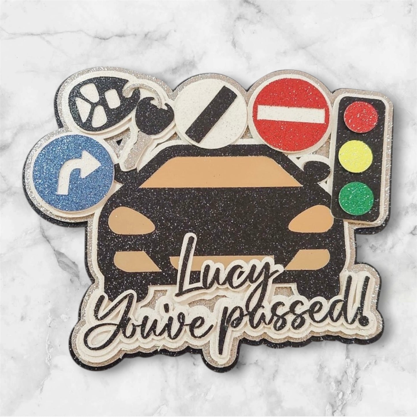 Learner Driver #1 Card Cake Topper