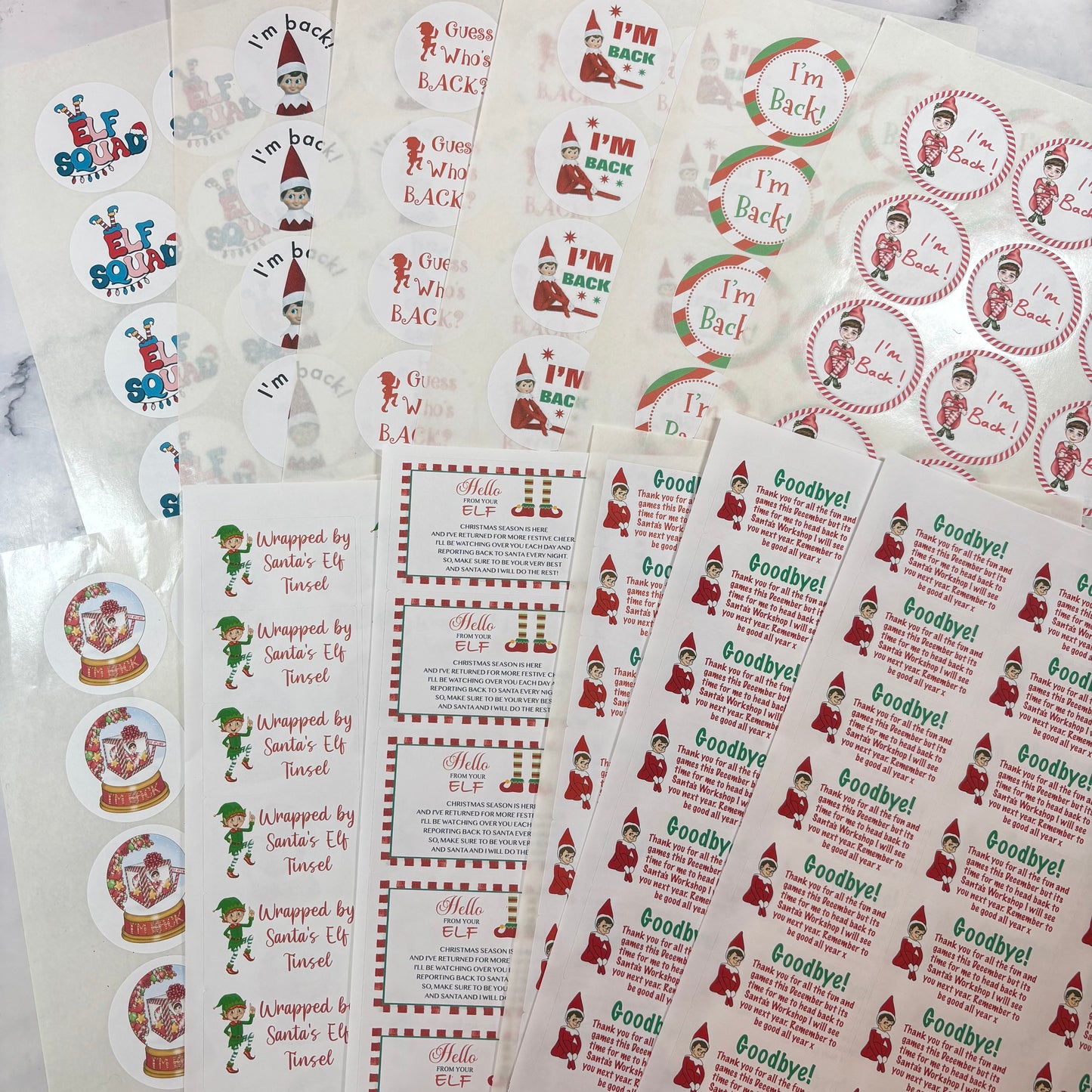 Elf Sticker Bundle