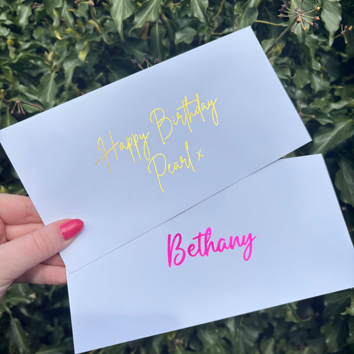 Foil Gift Ticket