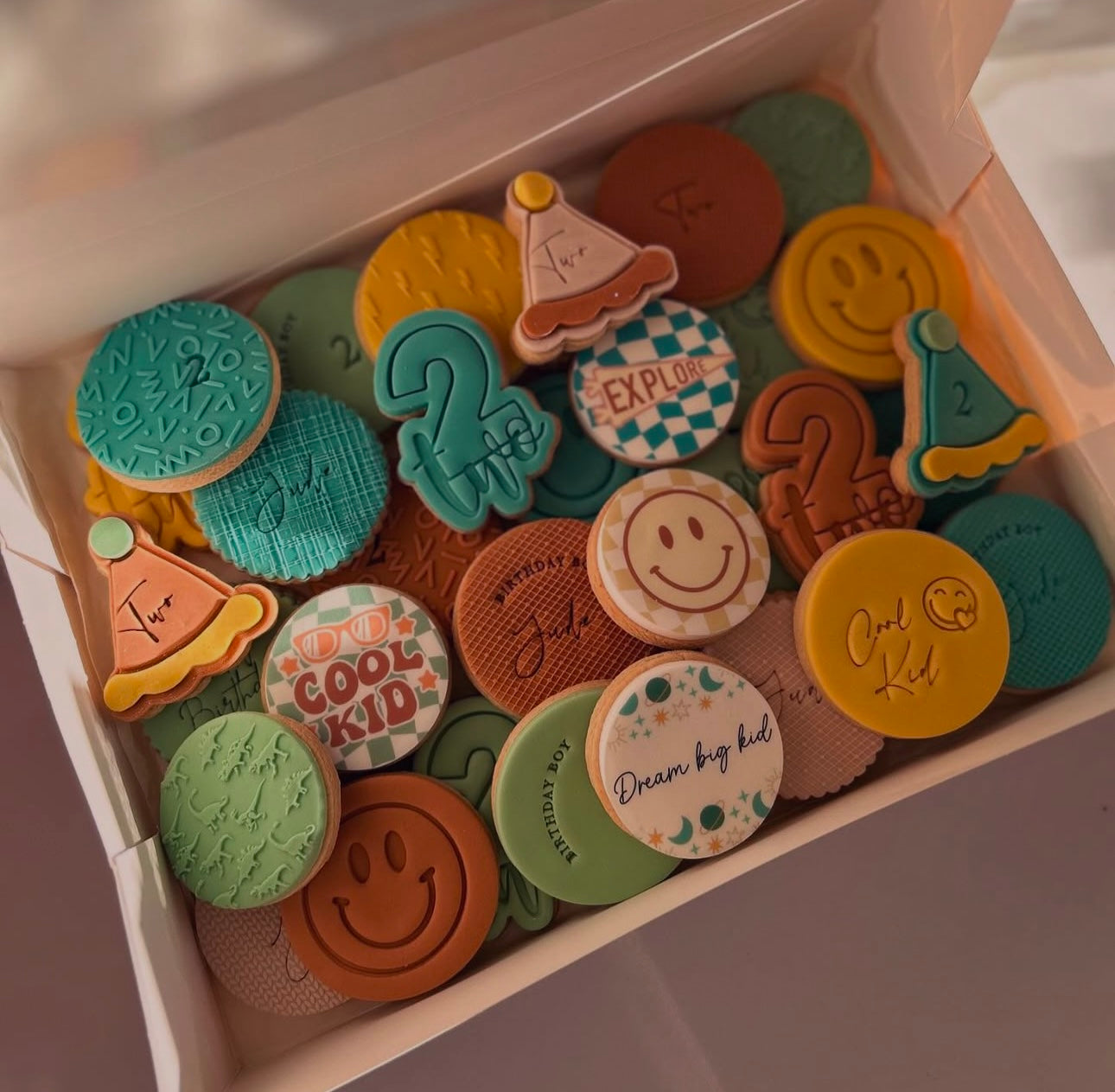 Cool Kid Icing Sheet Cupcake Toppers