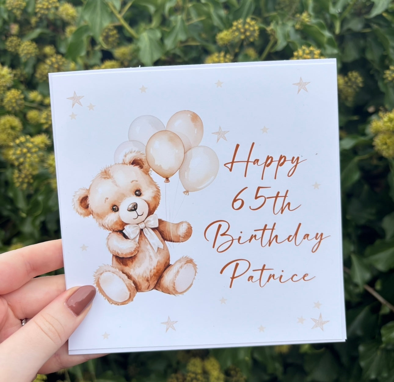 Teddy Bear Card