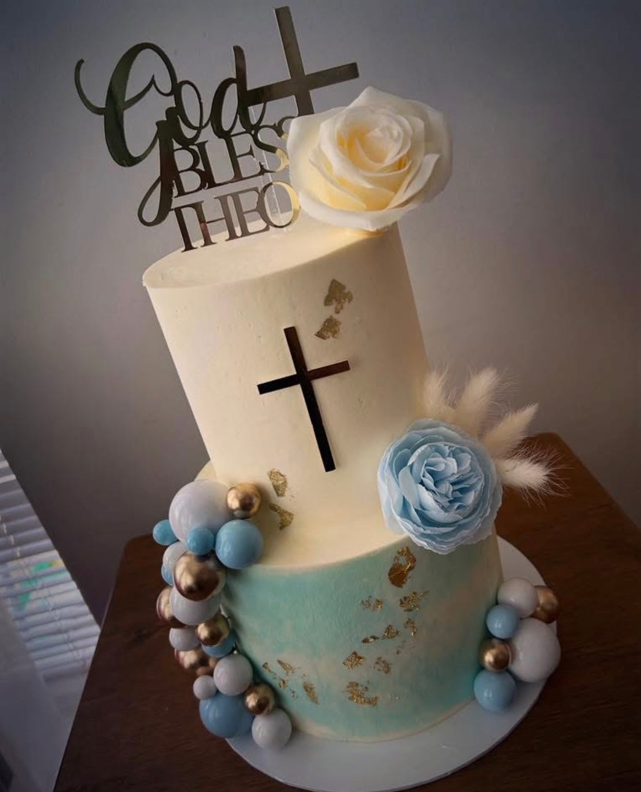 God Bless Cake Topper