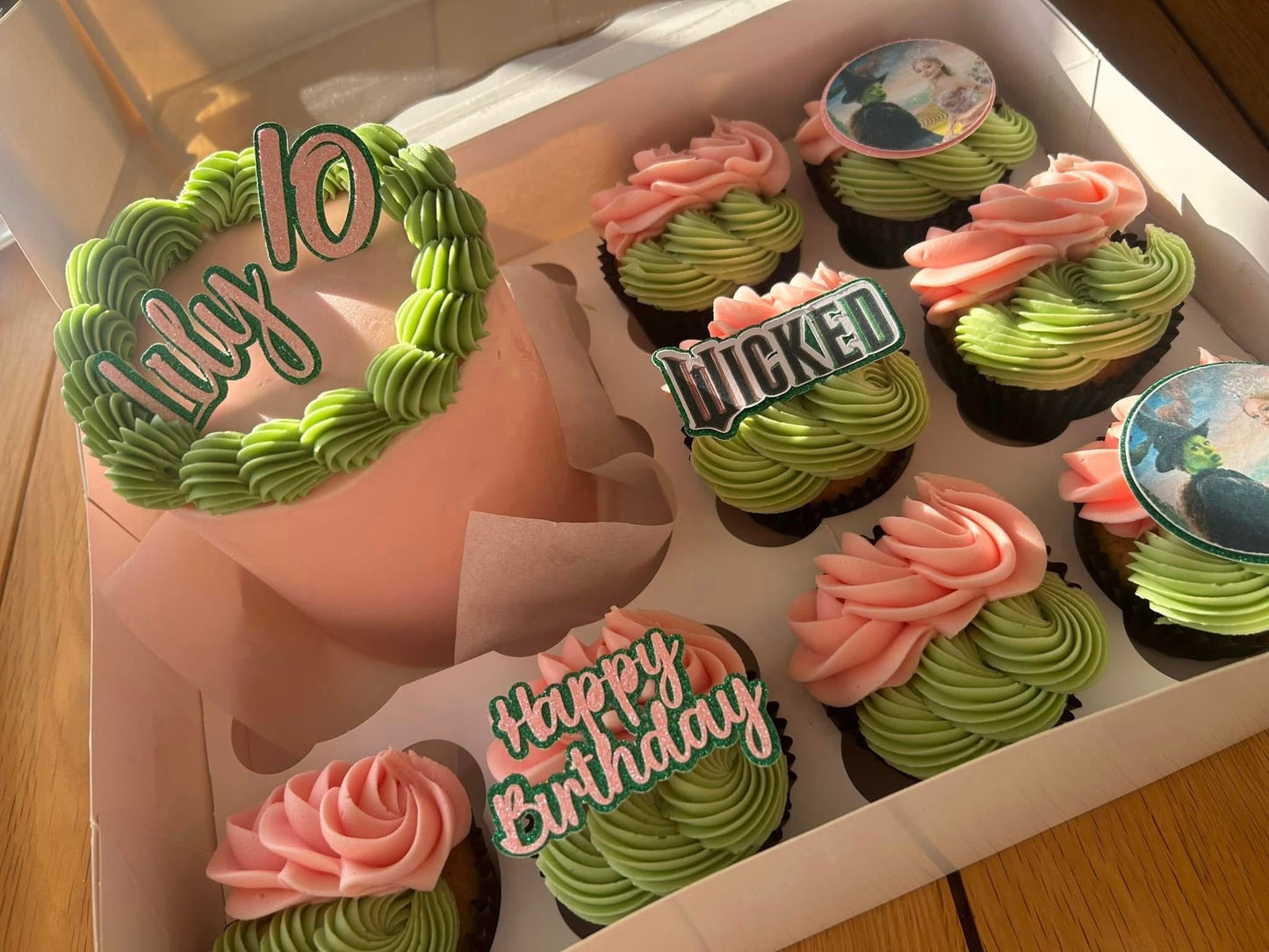 Wicked Card Cupcake Toppers