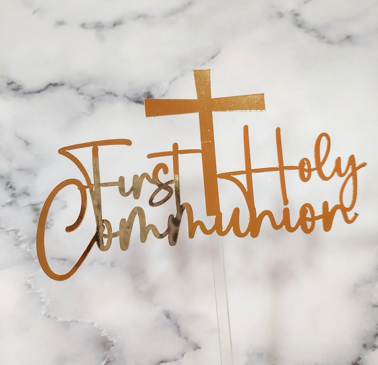 First Holy Communion Card Cake Topper #2