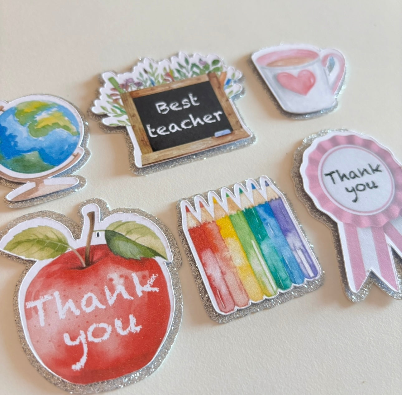 Teacher Appreciation Cupcake Topper Set