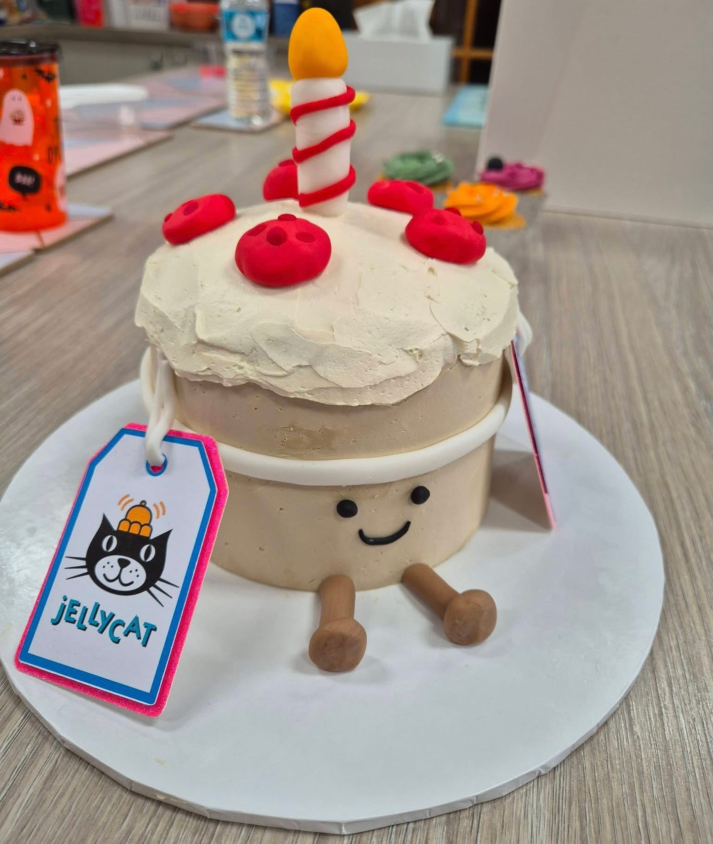 Jellycat Gift Tag Cake Topper Charm