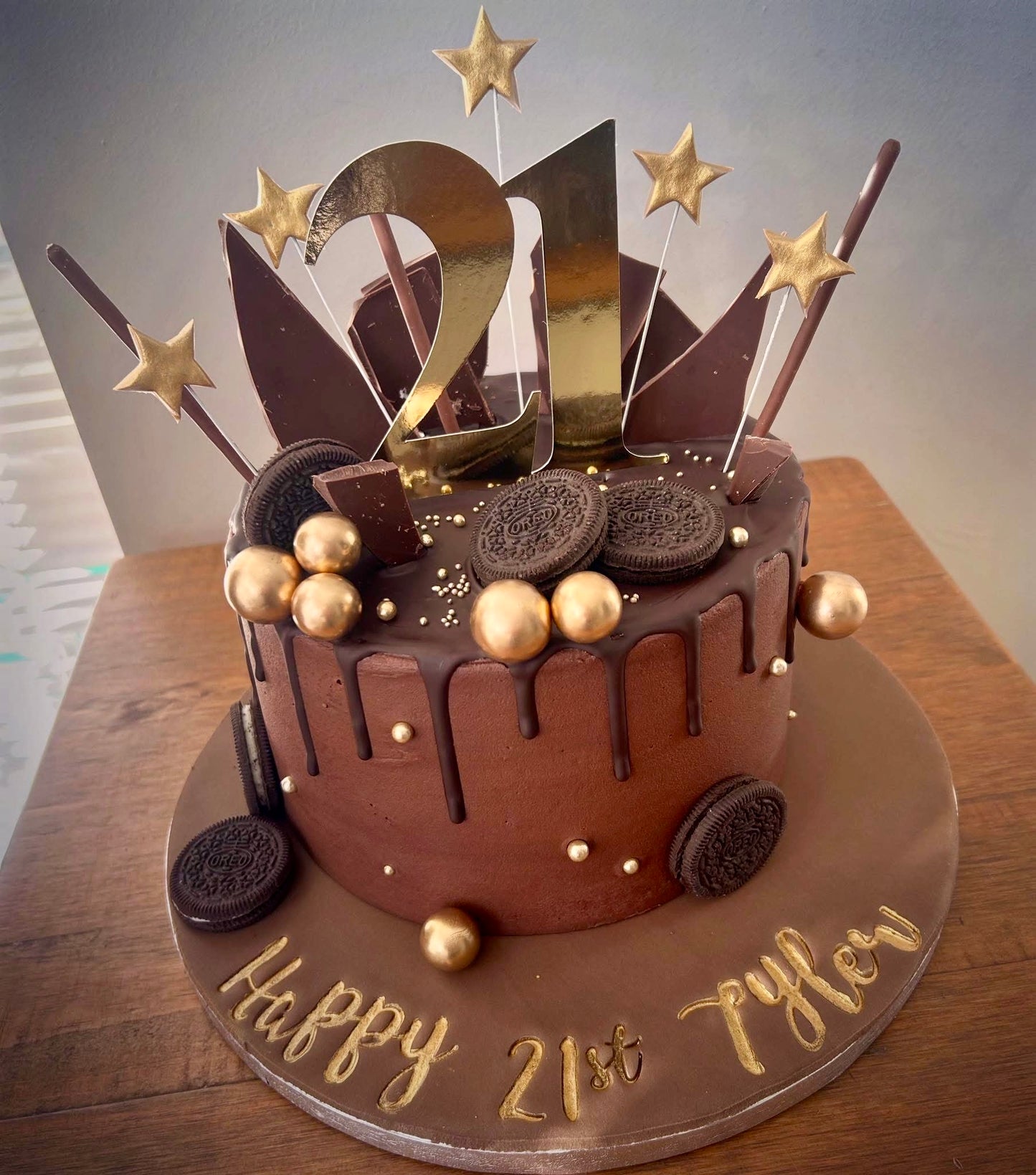 Glitter/Mirror Card Number Topper