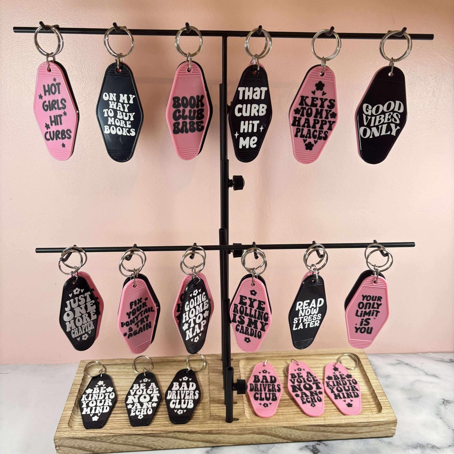 Sassy Quote Hotel Keyrings