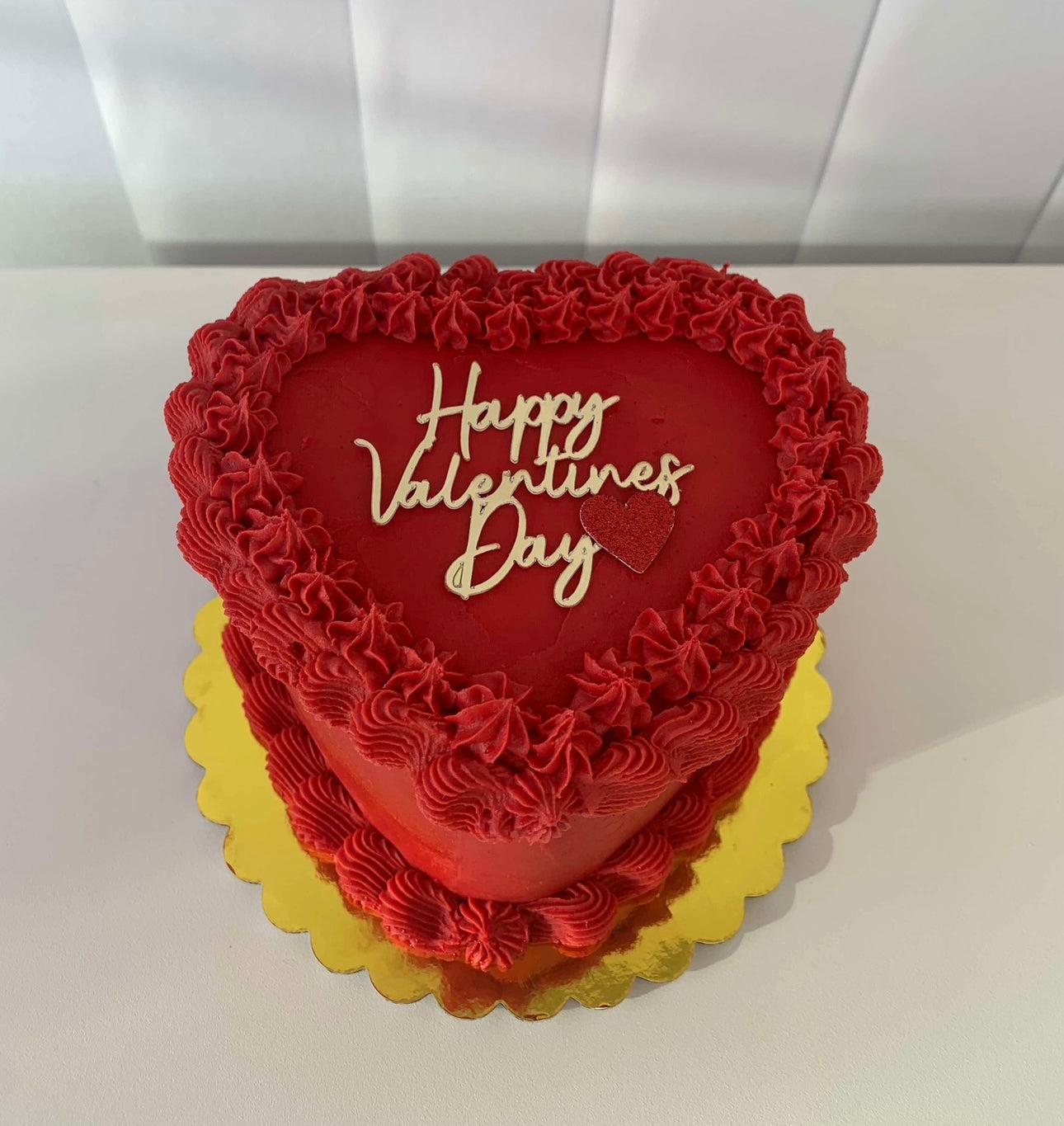 Happy Valentine's Day Card Cupcake Topper