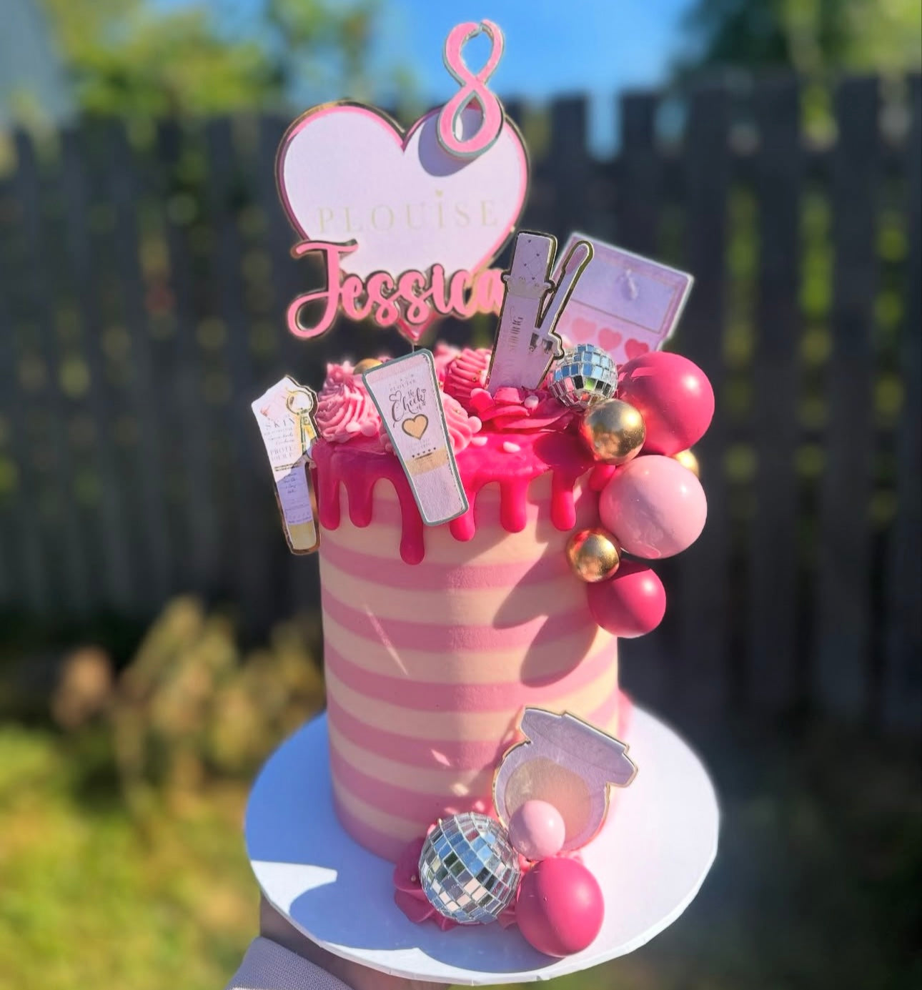 P Louise Personalised Cake Topper