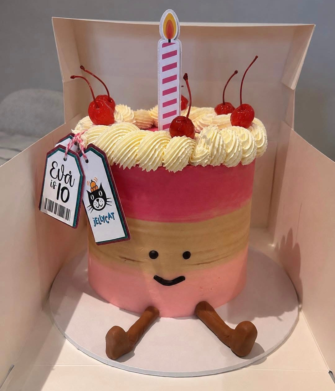 Jellycat Card Cake Topper Set