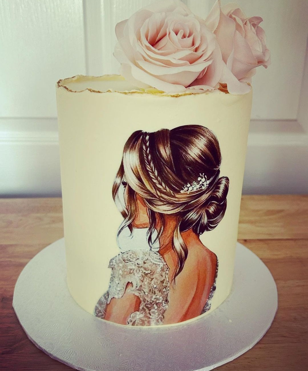 Stylish Lady Edible Print Icing Sheet