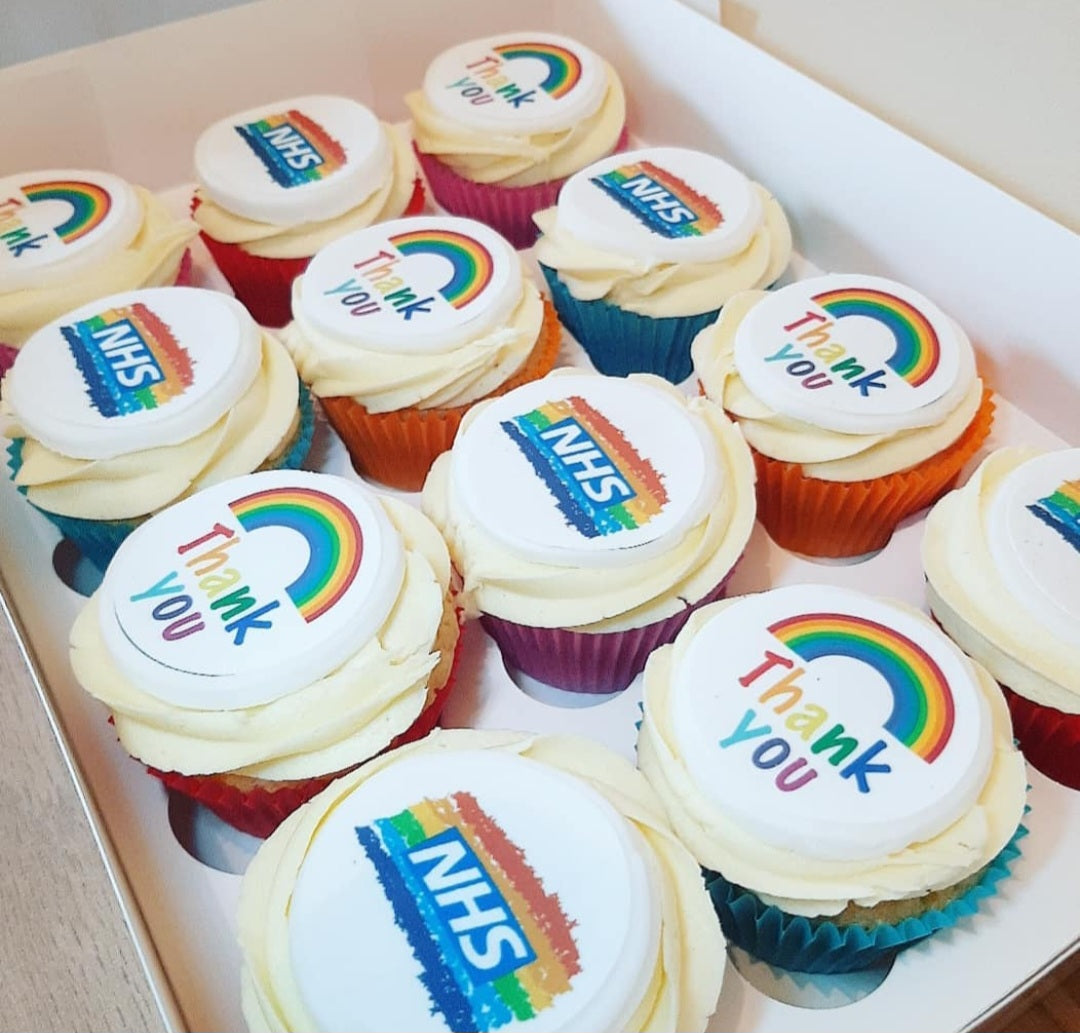 NHS Icing Sheet Cupcake Toppers