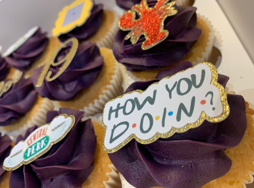 Friends Card Cupcake Toppers