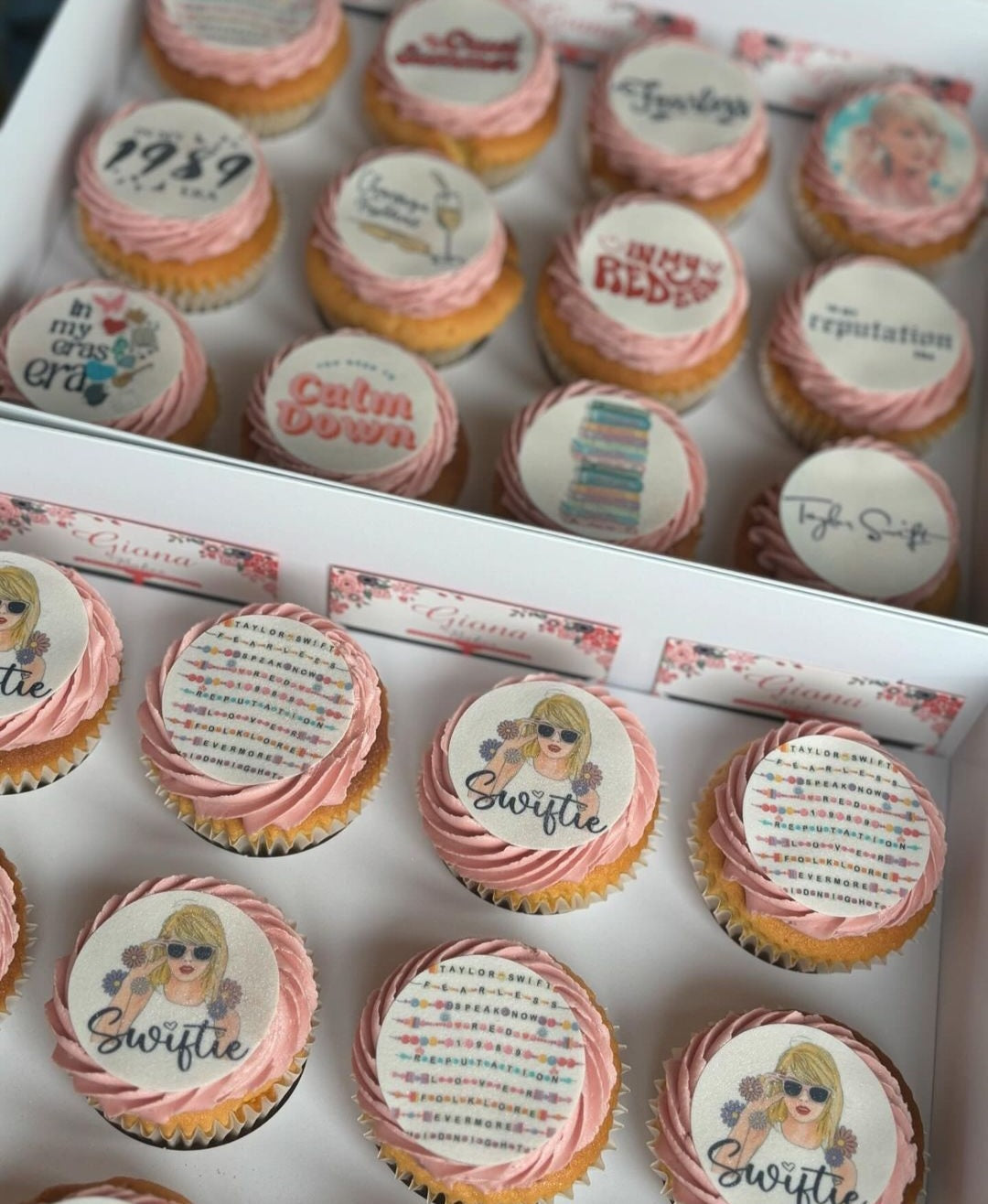 Taylor Swift Cupcake Toppers Mixed Designs Icing Sheet