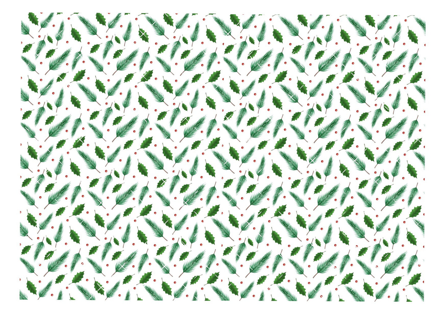 Holly Leaf Icing Sheet Wrap