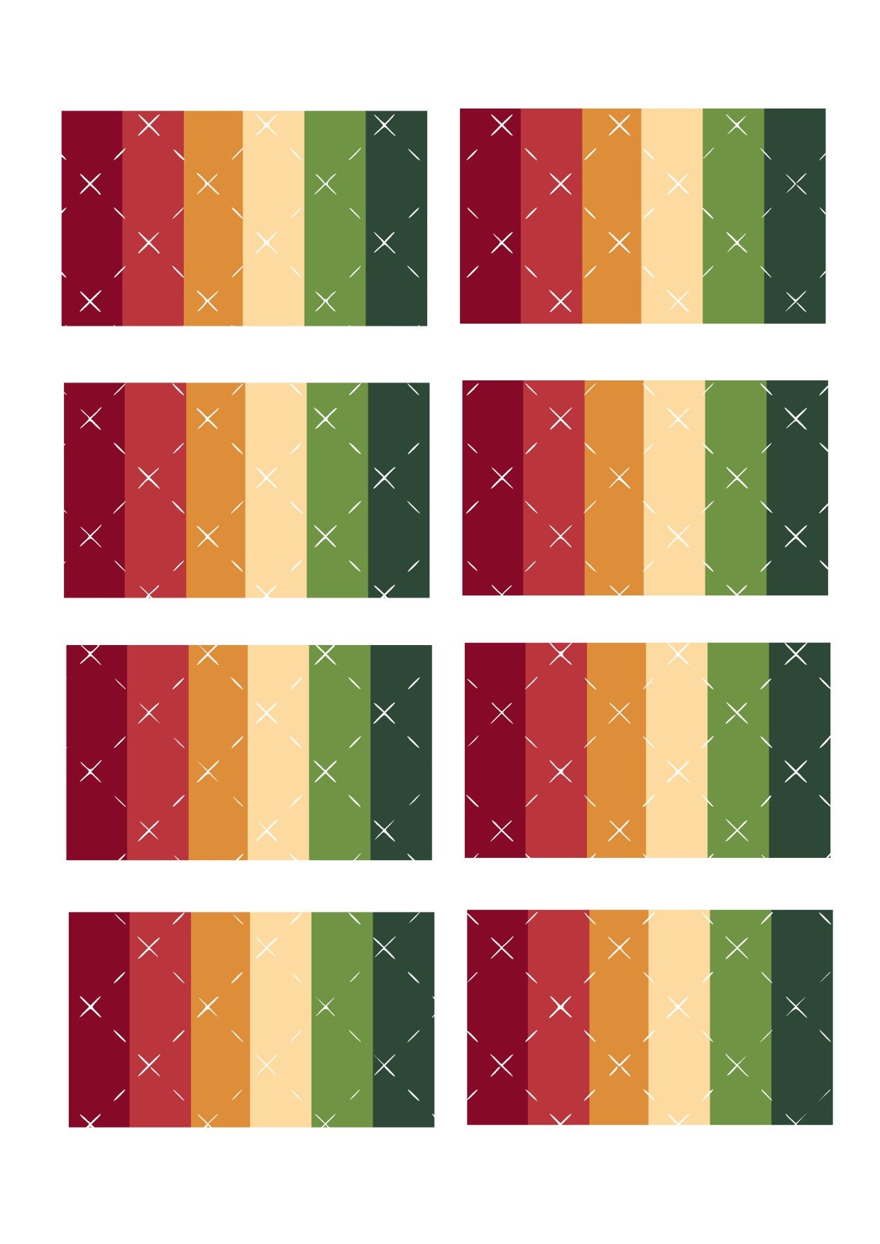 Christmas Paint Palette Icing Sheet
