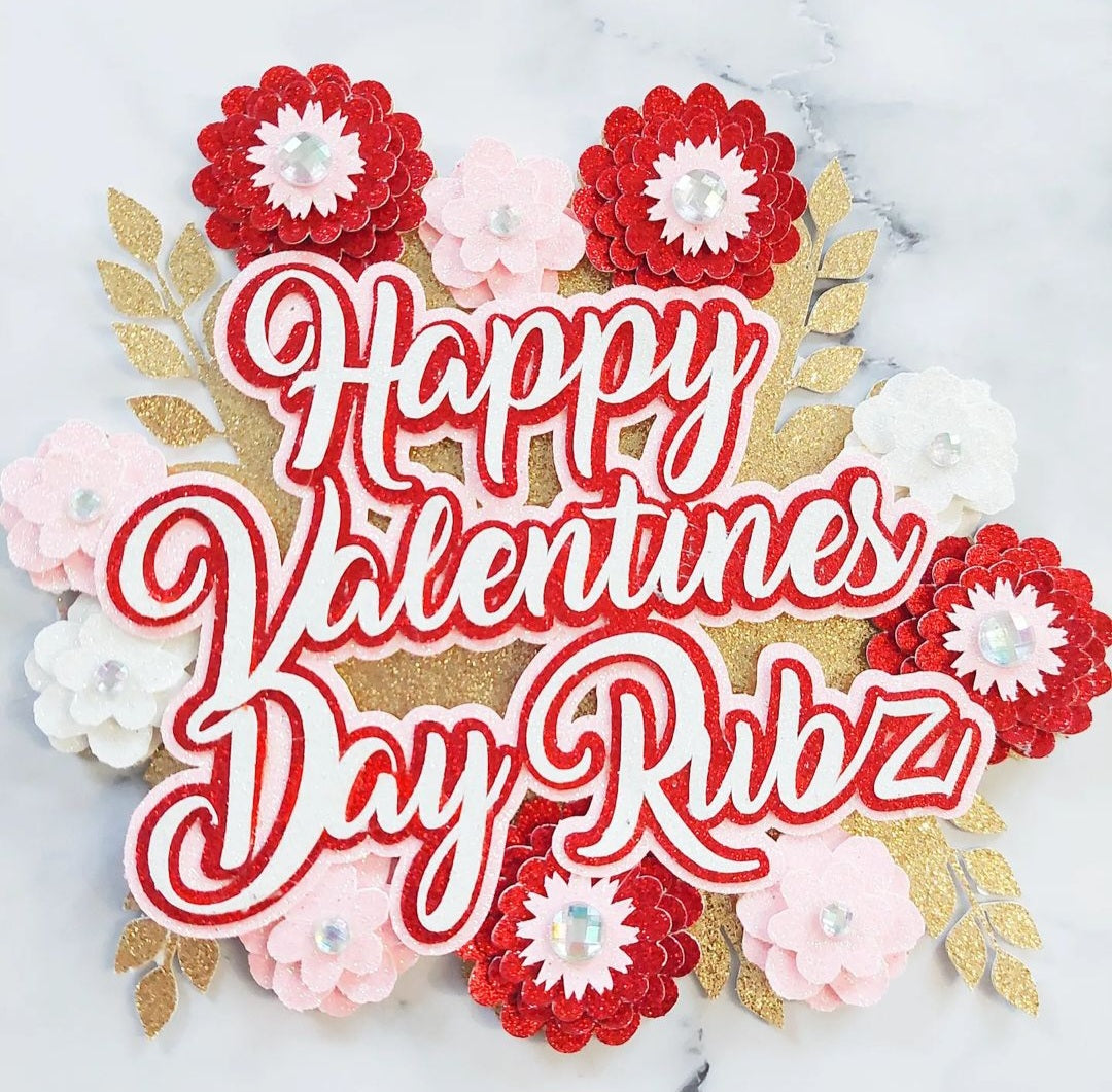 Valentines – Cake Toppers by Chloe