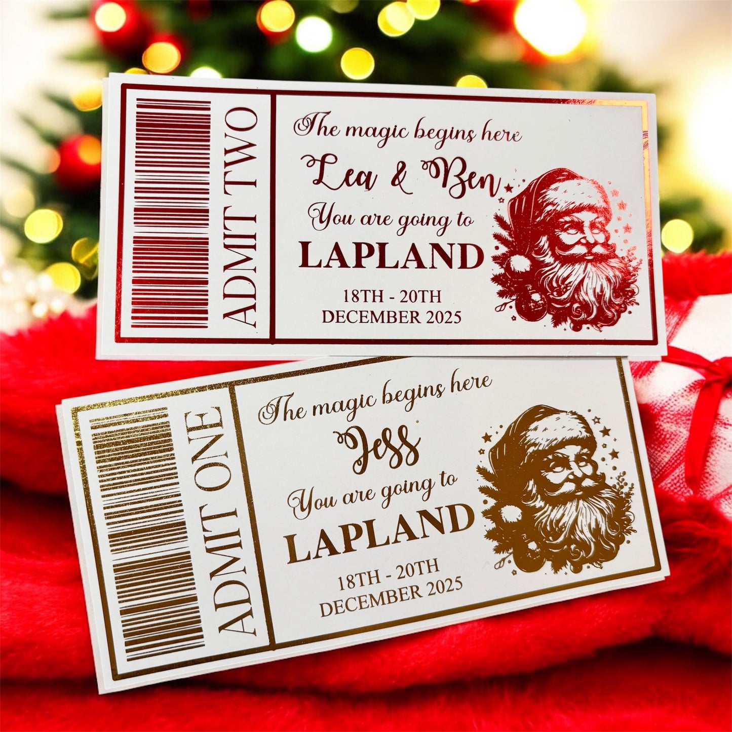 Lapand Foil Gift Ticket
