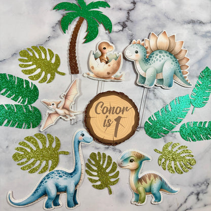 Dinosaur Cake Topper Set #2