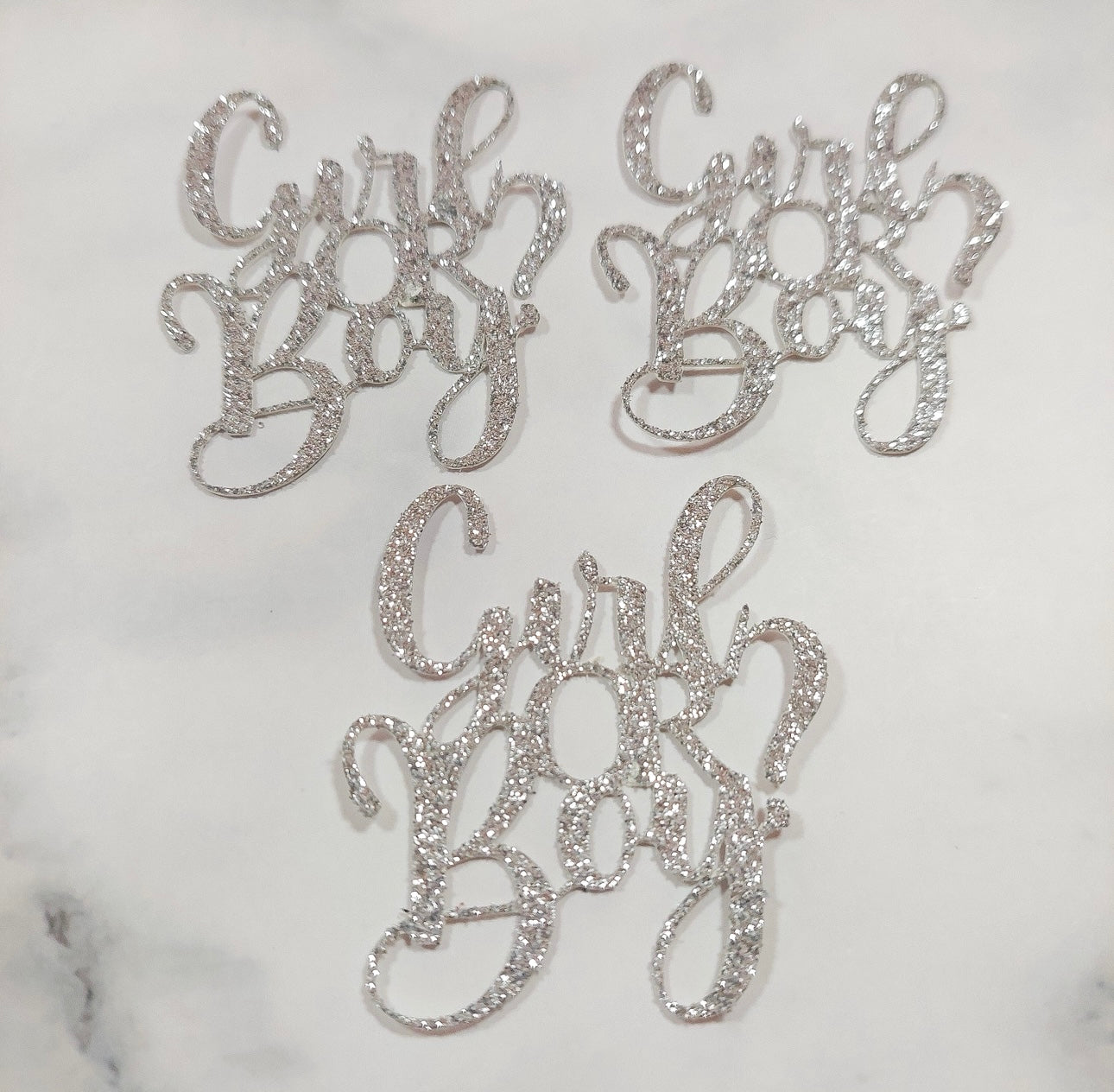 Boy or Girl? Card Cupcake Topper