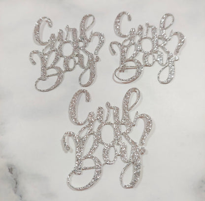 Boy or Girl? Card Cupcake Topper