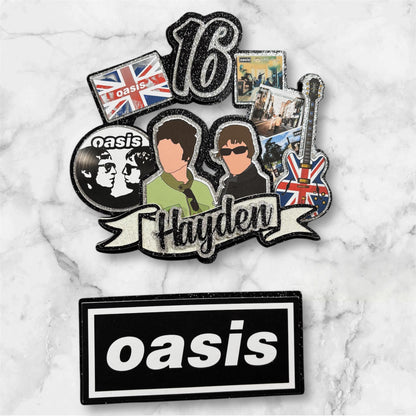 Oasis Card Cake Topper