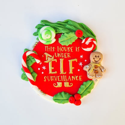 Elf On The Shelf Cupcake/Cookie Debosser Stamps