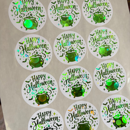 Halloween Foil Stickers