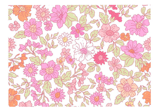 Pink Floral #3 Icing Sheet Wrap