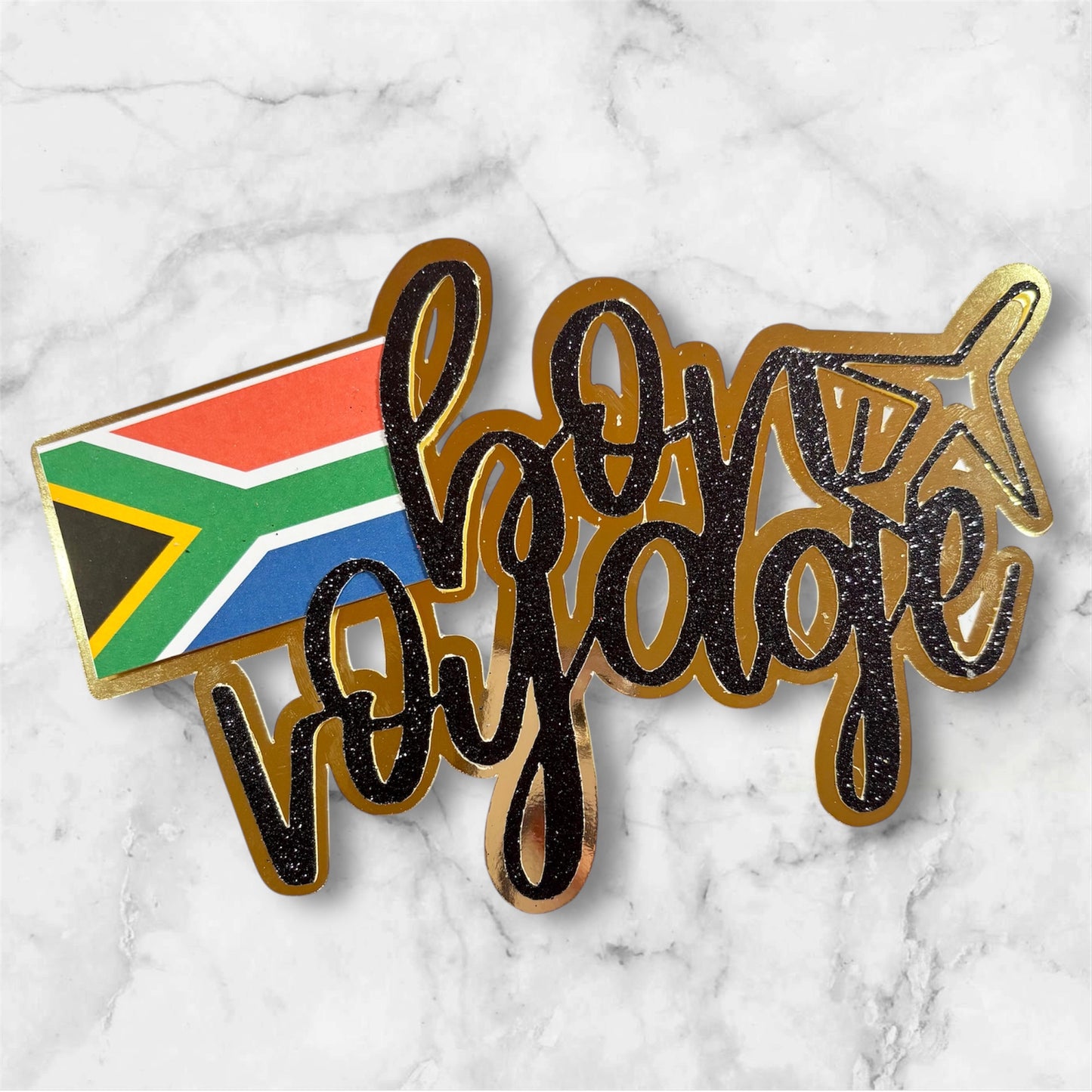 Bon Voyage Cake Topper