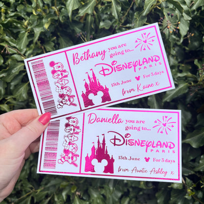 Foil Gift Ticket