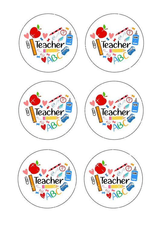 Teacher #2 Icing Sheet Cookie Toppers