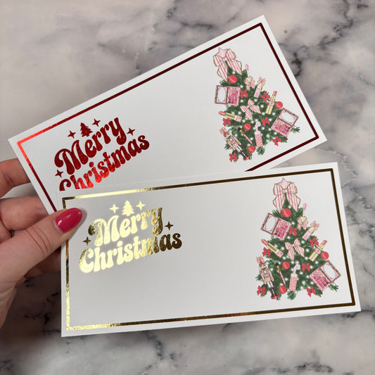 2 Generic Christmas Tickets