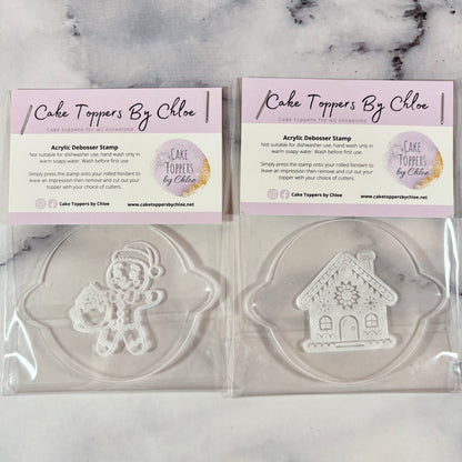 Gingerbread Debosser Stamps