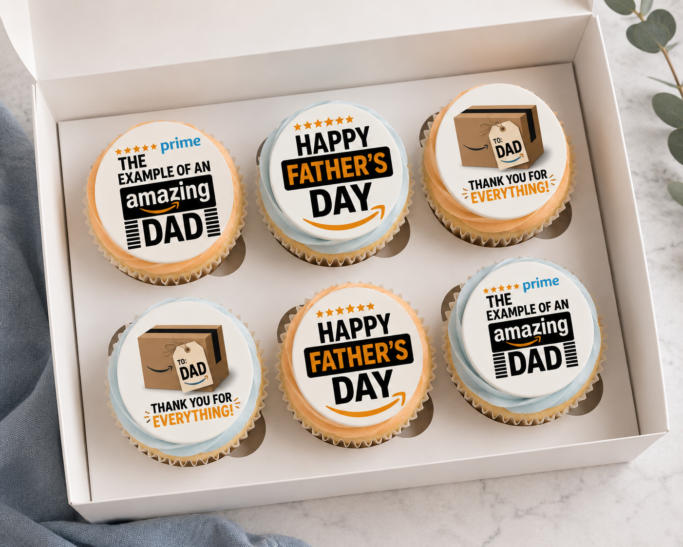 Amazon Father’s Day Icing Sheet Cupcake Toppers