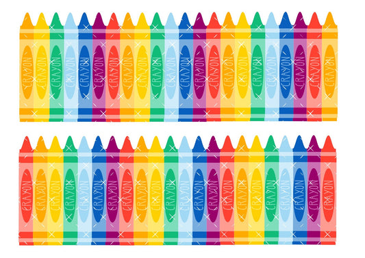 Crayon Icing Sheet