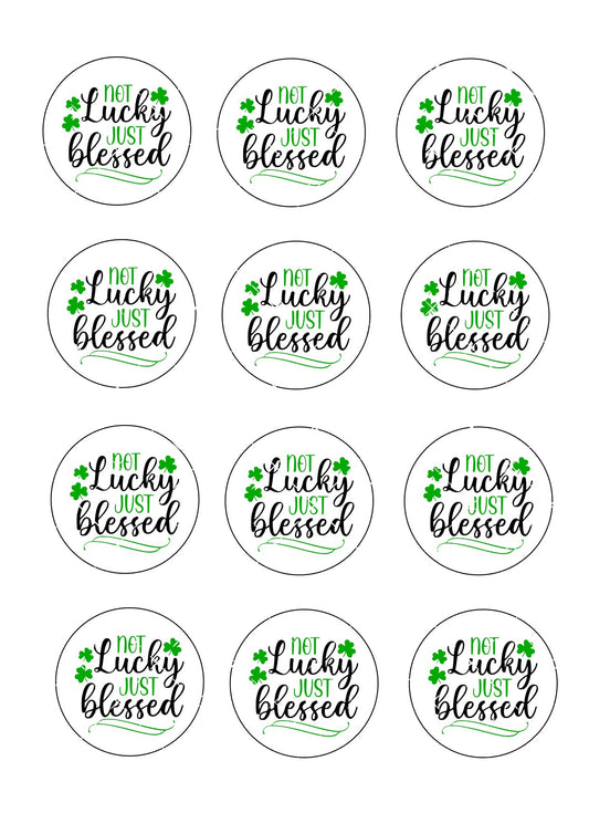 St Patrick's Day Icing Sheet Cupcake Toppers #7