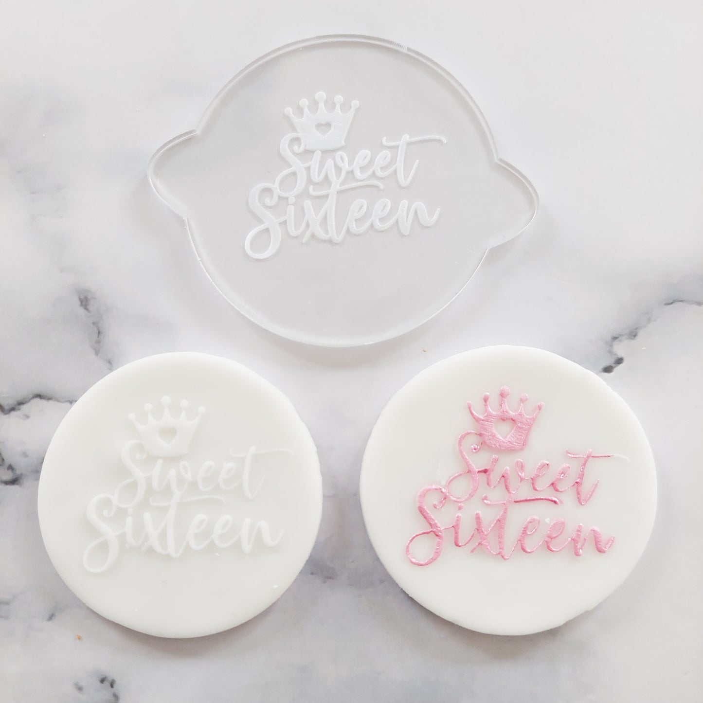 Sweet Sixteen Debosser Stamp