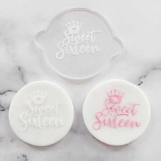 Sweet Sixteen Debosser Stamp